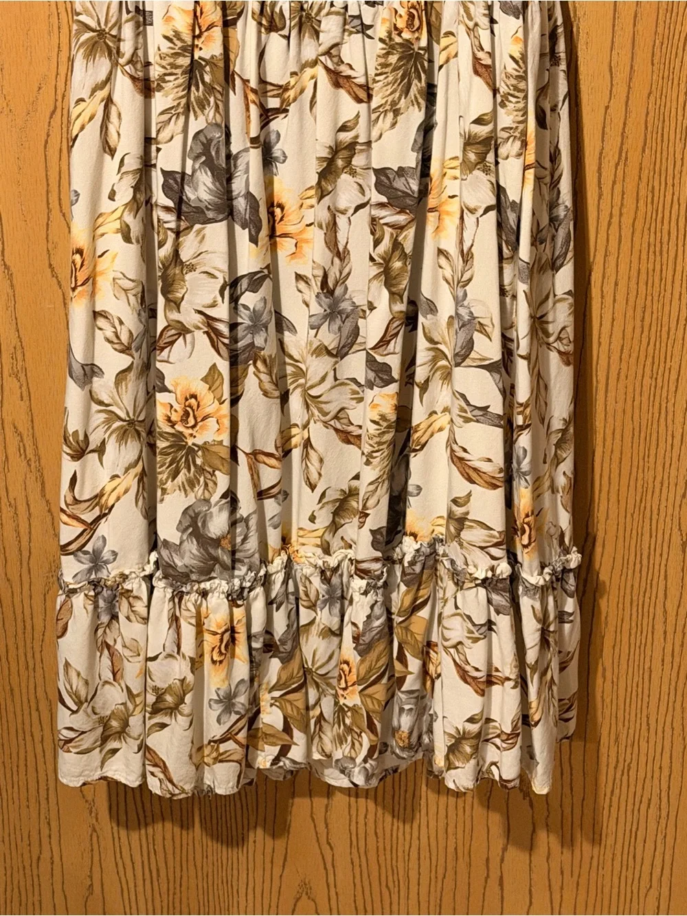 Challis Off-Shoulder Tea Dress - Picture 3 of 4